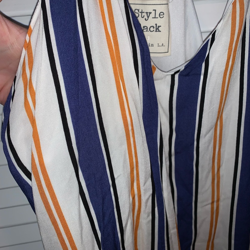 Orange and Blue dress, size Small, Never Worn